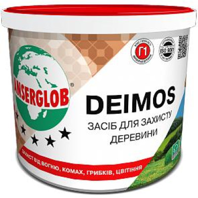 Защита древесины Anserglob DEIMOS 5кг (зеленый)