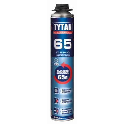 Пена монтажная TYTAN 65л UNI Зимняя под пистолет
