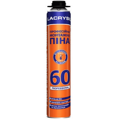 Піна монтажна LACRYSIL професійна 60л