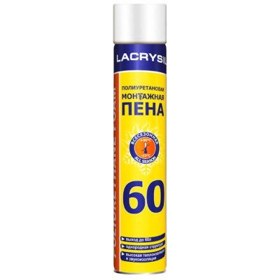 Пена монтажная LACRYSIL ручная 60л