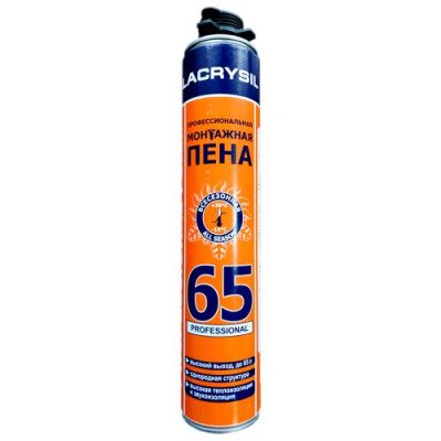 Пена монтажная LACRYSIL профессиональная 65л