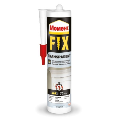 Клей монтажный Момент FIX Transparent 280г