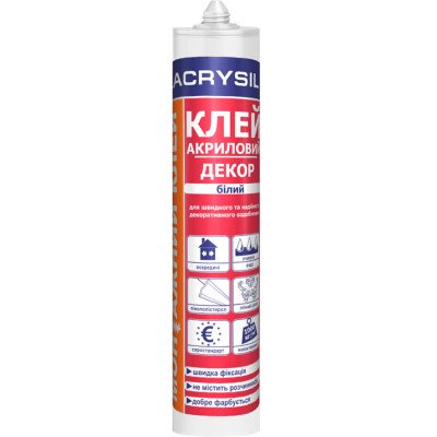 Клей LACRYSIL для декора белый 400г