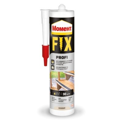 Клей монтажный Момент FIX Profi 392г