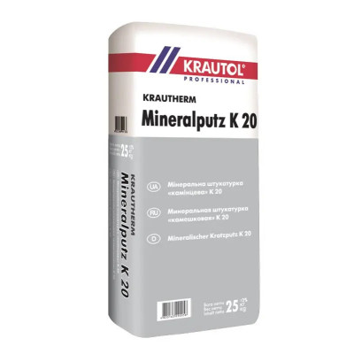 Штукатурка декоративная Krautherm Mineralputz K20 25кг