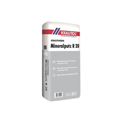 Штукатурка декоративная Krautherm Mineralputz R20 25кг