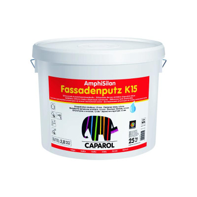 Штукатурка декоративна AmphiSilan-Fassadenputz K15 world Weis 25кг