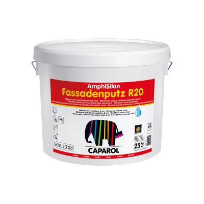 Штукатурка декоративна AmphiSilan-Fassadenputz R20 world Weis 25кг