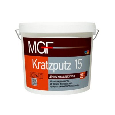 Штукатурка акриловая барашек MGF Kratzputz 20 25кг