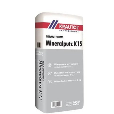 Штукатурка декоративна Krautherm Mineralputz K15 25кг