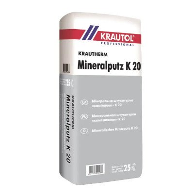 Штукатурка декоративна Krautherm Mineralputz K20 25кг