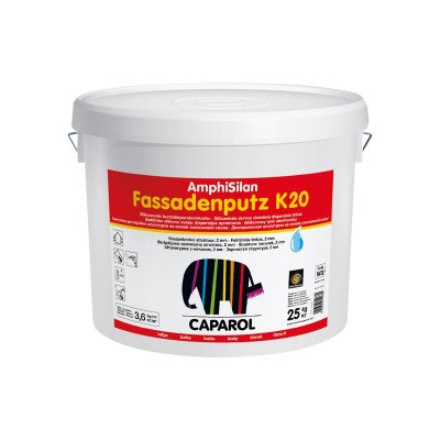 Штукатурка декоративная AmphiSilan-Fassadenputz K20 world Weis 25кг
