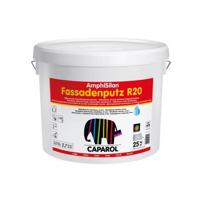 Штукатурка декоративная AmphiSilan-Fassadenputz R20 world Weis 25кг