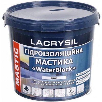 Мастика гидроизоляционная LACRYSIL 3кг