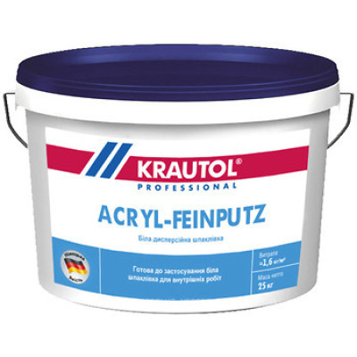 Шпаклевка акриловая Krautol Acryl-Feinputz 16кг