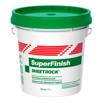 Шпаклевка готовая SHEETROCK 28кг Америка