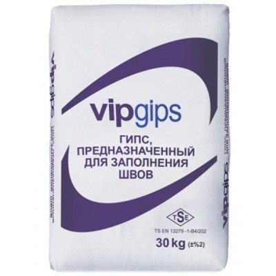 Гипс для заполнения швов VIPGIPS 30 кг