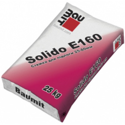 Стяжка для пола Baumit Solido E 160 25-80мм, 25кг