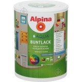 Эмаль для тонирования для дерева и металла Alpina Aqua Buntlack SM /мат. B3 0,71л