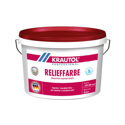 Фарба фасадна структурна Krautol Relieffarbe 10л