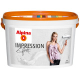 Краска структурная белая матовая Alpina Impression Effekt 10л