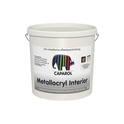 Краска структурная дисперсионная Capadecor Metallocryl Interior 5л