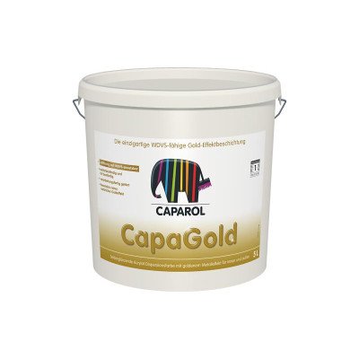 Фарба структурна дисперсійна з металевим блиском Capadecor CapaGold 1,25л