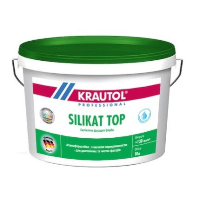 Краска силикатная Krautol Silikat Top В1 10л