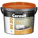 Краска акриловая матовая белая Ceresit IN50 3л