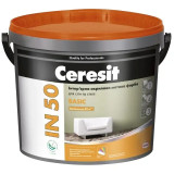 Краска акриловая матовая белая Ceresit IN50 5л
