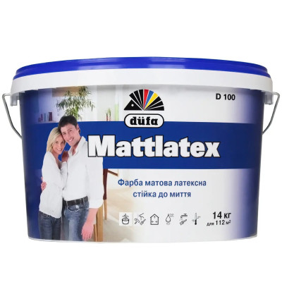 Краска латексная DUFA Mattlatex D100 14кг