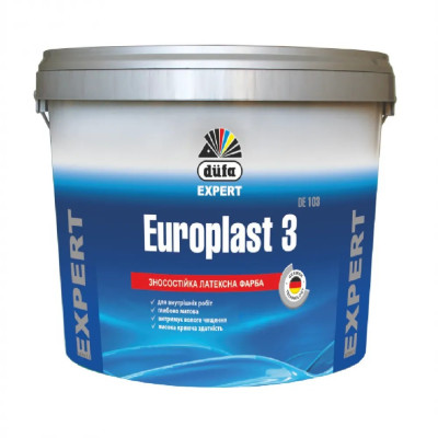 Краска износостойкая латексная DUFA Expert Europlast 3 5л