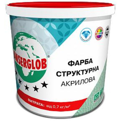 Краска СТРУКТУРНАЯ акриловая Anserglob 14кг