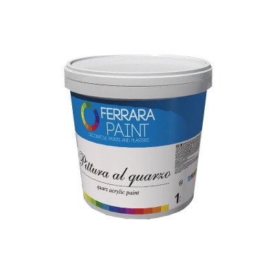 Краска кварцевая акриловая Ferrara Pittura al quarzo 1л