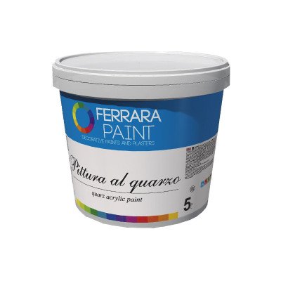 Фарба інтер'єрна акрилова кварцова Ferrara Pittura al quarzo 5л