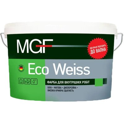 Фарба інтер'єрна MGF Eco Weiss М1 35кг