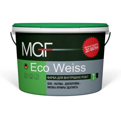 Краска интерьерная MGF Eco Weiss М1 7кг