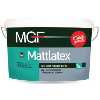 Фарба латексна MGF Mattlatex М100 14кг