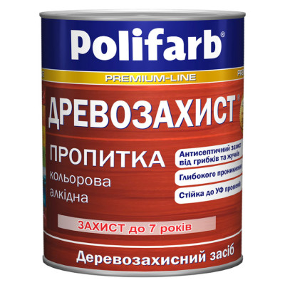Древозахист пропітка Polifarb горіх 0,7кг