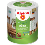 Лак алкидный прозрачный для изделий из дерева Alpina Mobel SM 2,5л