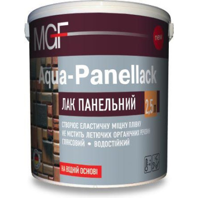 Лак панельний MGF Aqua-Panellak 2,5л
