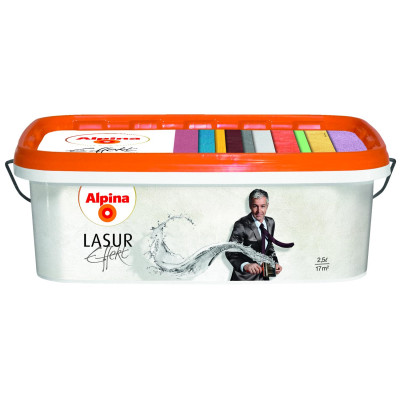 Лазур Alpina Effekt Lasur Silber 2,5л