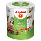 Лак мебельный акриловый Alpina Aqua Mobel /глянц. 2,5л