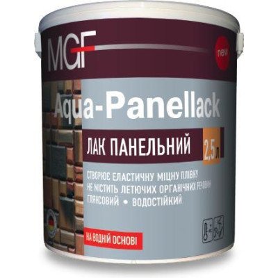 Лак панельний MGF Aqua-Panellak 0,75л