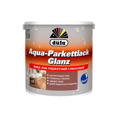 Лак паркетний Dufa Aqua-Parkettlack Glanz 5л