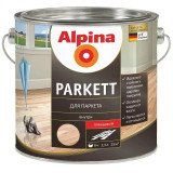 Лак алкидный паркетный Alpina Parkett GL глянцевыйц 2,5л
