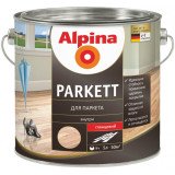 Лак паркетный алкидный усиленный полиуретаном Alpina Parkett GL глянцевый 5л