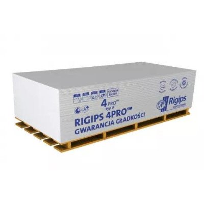 Гипсокартон RIGIPS 4PRO тип A 1200x2600x12,5