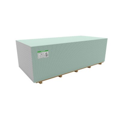 Гипсокартон влагостойкий Norgips GKBI 12.5х1200х2600