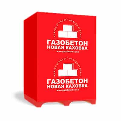 Газобетон 100х200х600 Каховка 1,8м³